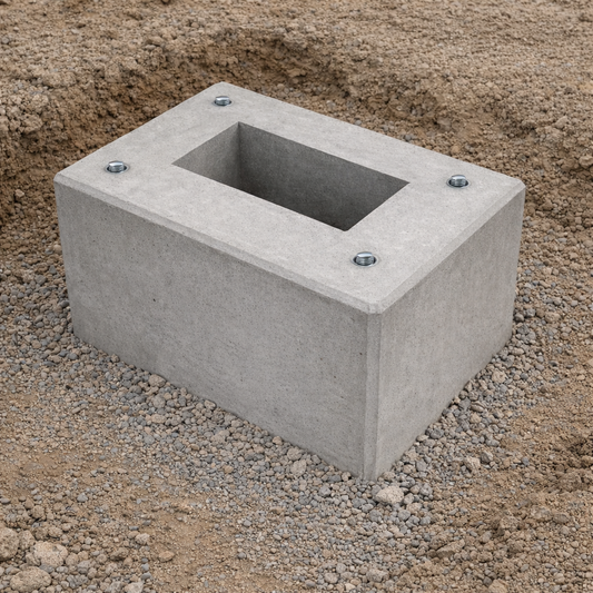 Fertigfundament speziell für ABB - TAC Stele - Pedestral (6AGC085684 und 6AGC085345)