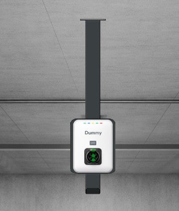 Hängende Ladesäule für Tiefgarage und Parkhaus - Individuell konfiguriert