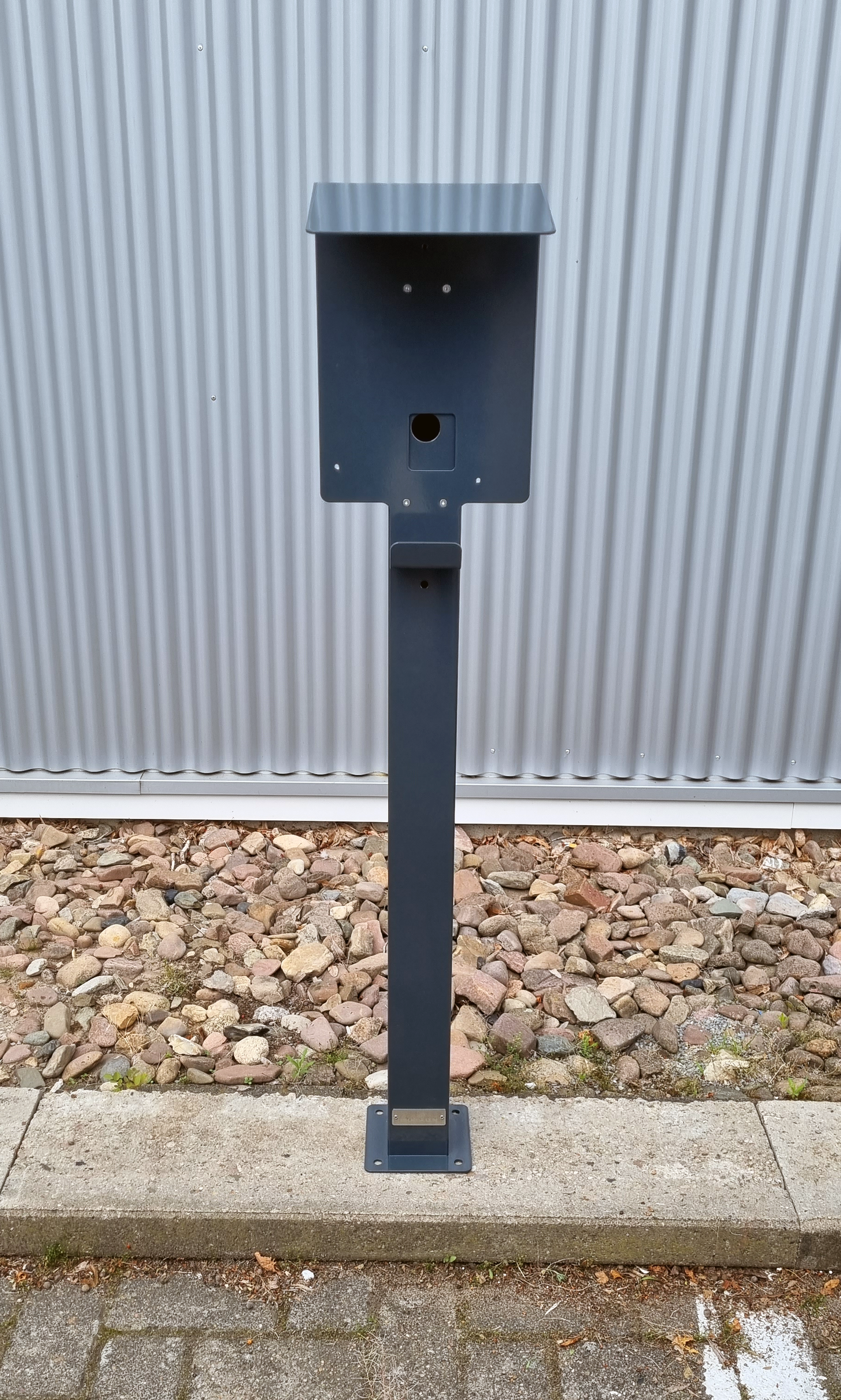 Colonne de charge adaptée pour ABL EMH1 Wallbox avec toit | support | pied | stèle | également adaptée pour la Senec Wallbox Pro