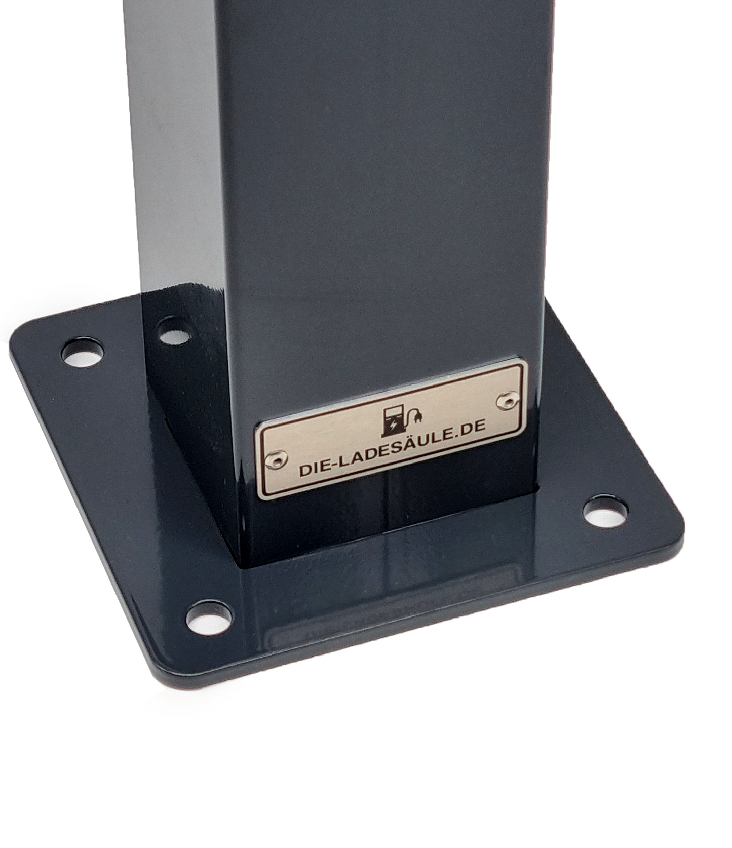 Double colonne de recharge adaptée (DUUO) pour Innogy / Compleo / E.ON eBox avec toit | support | pied | stèle | base