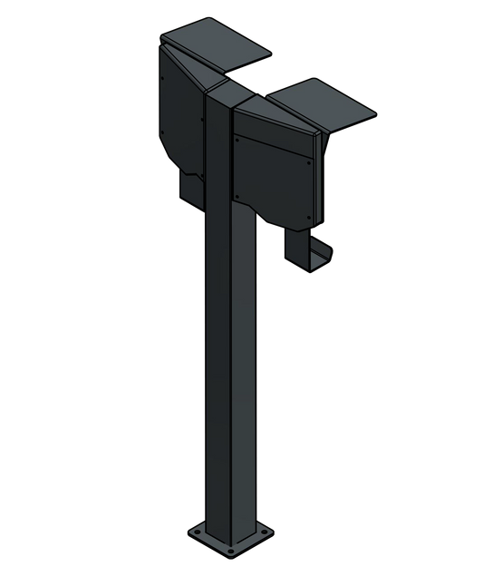 edelstahl standfuss go-e beside