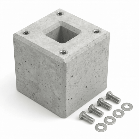 Fondation en béton préfabriqué spécialement adaptée à Original Easee Base 1-Way, 2-Way, 4-Way (90322)