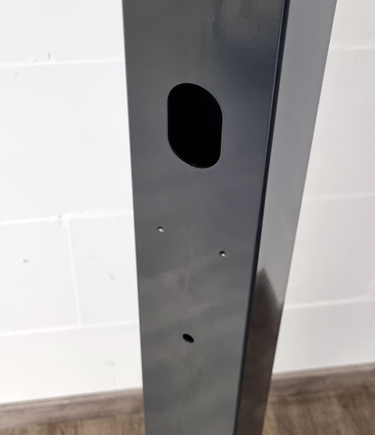 Ladesäule passend für Solax G2 Wallbox mit Dach mit Kabelhaken | Ständer | Standfuß | Stele | Base