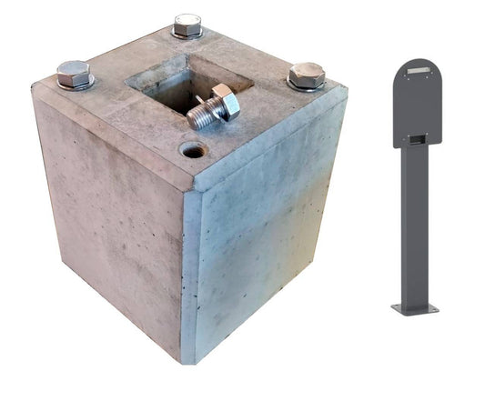 Fondation en béton préfabriqué spécialement adaptée à Original Easee Base 1-Way, 2-Way, 4-Way (90322)