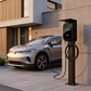 Colonne de charge adaptée à ELLI (VW) Audi, Skoda Wallbox avec toit | support | pied | stèle
