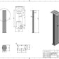 Colonne de charge adaptable sur Senec Pro S Wallbox avec toit | Support | Pied | Stèle | Base