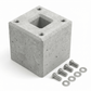 Fondation en béton préfabriqué spécialement adaptée à Original Easee Base 1-Way, 2-Way, 4-Way (90322)