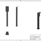 Ladesäule passend für Ubiquiti UniFi EV Station Pro Wallbox mit Dach | Ständer | Standfuß | Stele | Base