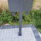 Colonne de charge adaptée à 2 Easee Wallbox avec toit | BESIDE | Support | Pied | Stèle | Base