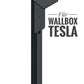 Colonne de charge adaptée à la Tesla Wallbox avec toit | support | pied | stèle